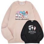 サンリオ キャラクターズ トレーナー スウェット 裏起毛 プリント 刺繍 メンズ レディース
