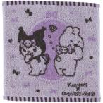 クロミ×すこぶる動くうさぎ ハンドタオル ハンカチ スケーター