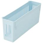 野菜室用整理ケース Lサイズ スモーキーブルー 冷蔵庫 収納 整理 ケース 整理整頓 スケーター