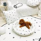 ミッキーマウス ペットベッド 犬 猫 丸型 韓国イブル風 ディズニー