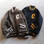 SALE 30%OFF CLUCT アウター クラクト ターク スタジアム ジャケット スタジャン ユニセックス TURK STADIUM JACKET ブラウン/ブラック 2色展開 2025春夏新作