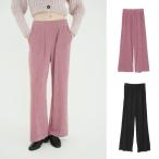 CLANE стандартный товар низ klane яркий джерси - брюки BRIGHT JERSEY PANTS розовый / черный PINK/BLACK 2 цвет развитие 2026 осень-зима новый продукт 