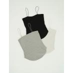  отправка в тот же день CLANE стандартный товар tops klanesin код топ THIN CORD CAMISOLE белый / черный / серый WHITE/BLACK/GRAY 3 цвет развитие 2026 весна лето новый продукт 