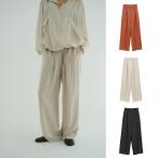 CLANE 正規商品 ボトムス クラネ シアー エアリー パンツ SHEER AIRY PANTS ブラック/アイボリー/オレンジ BLACK/IVORY/ORANGE 3色展開 2025春夏新作