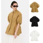 CLANE 正規商品 クラネ ウエスト シェイプ パフ スリーブ トップス WAIST SHAPE PUFF SLEEVE TOPS 3色展開 2025春夏新作