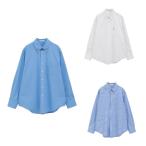 CLANE 正規商品 クラネ ロゴ ボタンダウン ベーシックシャツ LOGO BUTTON-DOWN BASIC SHIRTS 3色展開 2025秋冬新作