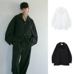 MANOF 正規商品 トップス マノフ アクティブ ショール カラー ジップ トップス ACTIVE SHAWL COLLAR ZIP TOPS ブラック/ホワイト BLACK/WHITE 2025春夏新作