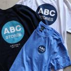 ショッピングハワイ ABCストア ハワイ Hawaii ABC STORES 正規品  ユニセックス クラシック Tシャツ ホワイト/ネイビー/杢ブルー