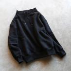 アルヴァナ スウェット 無地 alvana マッシブ スタンド カラー スウェット MASSIVE STAND COLLAR SWEAT ブラック BLACK 2025秋冬新作