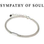 ショッピングソウルシルバー シンパシーオブソウル ブレスレット SYMPATHY OF SOUL 当店別注モデル Small ID Chain Bracelet Silver スモール アイディーチェーンブレス シルバー