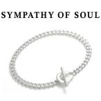 シンパシーオブソウル ブレスレット SYMPATHY OF SOUL ミディアム ホースシュー トグル カーブ 喜平 Medium(中) Horseshoe Toggle Bracelet Curb シルバー S/M/L