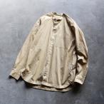 SALE 30%OFF GOODNEIGHBORS SHIRTS シャツ グッドネイバーズシャツ LIAM BAND COLLAR SHIRT バンド カラー シャツ SAND YELLOW サンドイエロー 2025春夏新作
