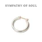 SYMPATHY OF SOUL シンパシーオブソウル Plain Hoop Pierce プレーンフープピアス Silver