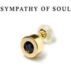シンパシーオブソウル ピアス ゴールド SYMPATHY OF SOUL Shine Pierce K18YG w / Black Sapphire シャイン ピアス K18 イエローゴールド ブラック サファイア