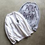 ILL ONE EIGHTY スウェット イル ワンエイティ パスオブリズム クルースウェットシャツ PATHS OF RHYTHM CREW SWEATSHIRT ホワイト/グレー 2色展開 2025秋冬新作