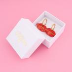 ククシュゼット 正規商品 ピアス レディース 2個売り 両耳用 リップ 唇 かわいい フランス Coucou Suzette  リップ イヤリング Lips Earrings レッド Red
