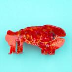 ククシュゼット 正規商品 アクセ  かわいい 海 夏 生き物 個性的 フランス Coucou Suzette ロブスター Lobster Hair Claw レッド Red