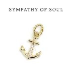 Safari8月号掲載,SYMPATHY OF SOUL 通販, Anchor Pendant - K18Yellow Gold w/Diamond　アンカーペンダント K18イエローゴールド w/Diamond,通販,取扱い