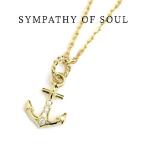 シンパシーオブソウル ネックレス アンカー ペンダント K18 ゴールド SYMPATHY OF SOUL w/Diamond K18Gold 0.42 SquareChain45cm チェーンセット Safari掲載