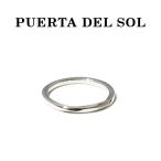 PUERTA DEL SOL プエルタデルソル Mobius Strip Narrow Ring SILVER メビウスストリップ ナロー リング シルバー