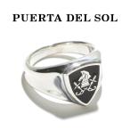 PUERTA DEL SOL プエルタデルソル Chess Knight Large Emblem Ring チェスナイト ラージ エンブレム リング SILVER シルバー