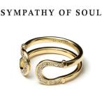 シンパシーオブソウル 指輪 SYMPATHY OF SOUL Double Horseshoe Ring K18Yellow Gold w/Diamond ダブル ホースシュー リング K18 イエローゴールド ダイヤモンド