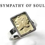 ショッピングソウルシルバー シンパシーオブソウル リング SYMPATHY OF SOUL Liberty Head Ring Silver Brass リバティーヘッド リング シルバー 真鍮