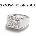 ショッピングソウルシルバー シンパシーオブソウル リング メンズ レディース SYMPATHY OF SOUL Large Signet Ring ラージ シグネット リング シルバー