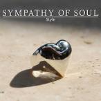 ショッピングソウルシルバー シンパシーオブソウル スタイル レディース SYMPATHY OF SOUL Style ビッグハートリング シルバー Big Heart Ring SILVER