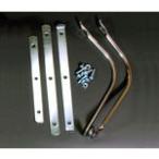リンエイ(株) 『SB-BR-MC』新聞カゴ用取付金具（バイク用） シルバー