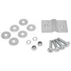 リンエイ(株) 『DW-4N-20_s』DW-4N-20 フロントバスケット取付金具 シルバー