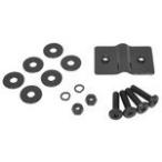 リンエイ(株) 『DW-4N-20_b』DW-4N-20 フロントバスケット取付金具 ブラック