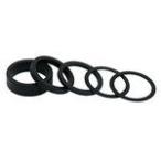 GIZA PRODUCTS（ギザプロダクツ） HDW02405 AR-28.6H アルミスペーサー 1，3，5，10mmセット マットブラック HDW02405