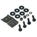 GIZA PRODUCTS（ギザプロダクツ） YBK02400 ステンレス フロント バスケット ブラケット セット ブラック GKS-1 SUSB YBK02400