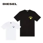 ディーゼル DIESEL メンズ クルーネック Tシャツ スクラッチ ロゴ T-JUST-K3 A008687-0GRAI メンズ レディース