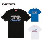 ディーゼル DIESEL メンズ クルーネック Tシャツ  T-DIEGOR-K74 A12502 0GRAI メンズ レディース