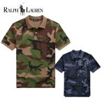 ショッピングラルフローレン ポロシャツ POLO RALPH LAUREN(ポロ ラルフローレン) スモールポニー カモフラ ポロシャツ 迷彩 ボーイズライン 小さめサイズ 男女兼用 ユニセックス