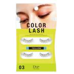 D-UP dupti- выше ресницы наращивание ресниц COLOR LASH цвет Rush 03 YELLOW желтый чёрный шерсть MIX