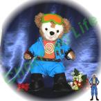 ショッピングダッフィー ぬいぐるみ ダッフィー 服 コスチューム 青 ジャケット パウリー 衣装 Sサイズ S 43cm