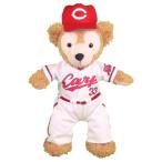 ショッピングダッフィー ぬいぐるみ ダッフィー 服 ユニフォーム 広島 ホーム風 衣装 野球 Sサイズ S 43cm