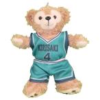 ショッピングダッフィー ぬいぐるみ ダッフィー 服 ユニフォーム 霧崎第一 衣装 バスケットボール ぬいぐるみバッジ ぬいバ 14cm