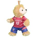 ぬいぐるみ ダッフィー 服 ユニフォーム 名古屋 ホーム 2017 赤 衣装 サッカー ポーチ ポーチサイズ 28cm