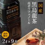 ( 4月25日24時間限定セール！ ) 黒烏龍茶 静岡県産 ペットボトル 2リットル 9本 送料無料 2L 高ポリフェノール ウーロン茶 黒ウーロン茶 大容量