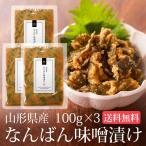 南蛮みそ漬け 100g 3袋セット メール便 送料無料 南蛮味噌漬け 青とうがらし 青唐辛子 牛たん 牛タン 仙台牛たん なんばんみそ漬け 丸山食品 非常食 保存食