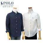 ショッピングラルフローレン ポロシャツ POLO Ralph Lauren ラルフローレンボーイズ  長袖 リネン ボタンダウンシャツ 長袖シャツ  #323865270