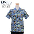 ショッピングラルフローレン ポロシャツ POLO Ralph Lauren ラルフローレン ボーイズ 鹿の子 ポロシャツ BEAR 半袖 ベアー クマ 総柄 #323934096