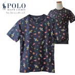 POLO Ralph Lauren ポロ ラルフローレン ボーイズ ポロベアー総柄プリント 半袖Tシャツ 半t #323952452