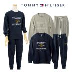 トミーヒルフィガー Tommy Hilfiger  長袖トレーナー パンツ 上下 ロゴ 部屋着 ナイトウエア ルームウエアー ギフト  #09t4201410