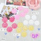 Yahoo! Yahoo!ショッピング(ヤフー ショッピング)ハンドメイド材料/アクリルデコパーツ/オーロラ花（5個）PT-131118-3