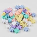 Yahoo! Yahoo!ショッピング(ヤフー ショッピング)ハンドメイド 材料 素材 パーツ アクリルビーズ（雪の結晶） 25g（約45個） pt-150912-7